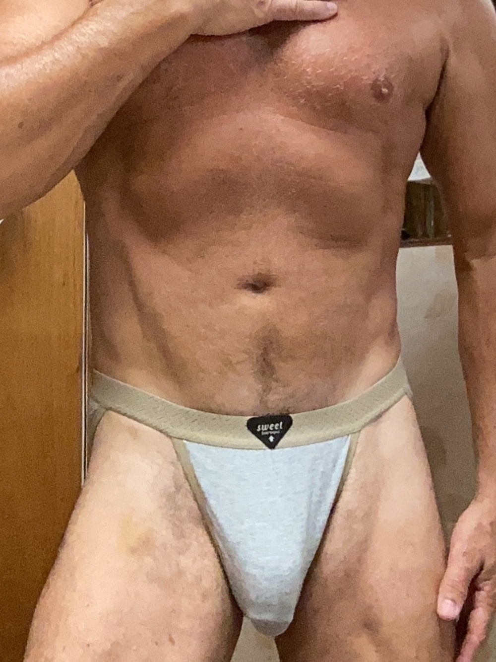 Sexy light grey brief, very soft